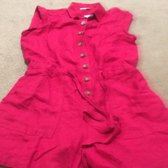 🌸NEW🌸 Loft One Piece Linen Romper Jumpsuit Sold Out Online - Picture 12 of 16